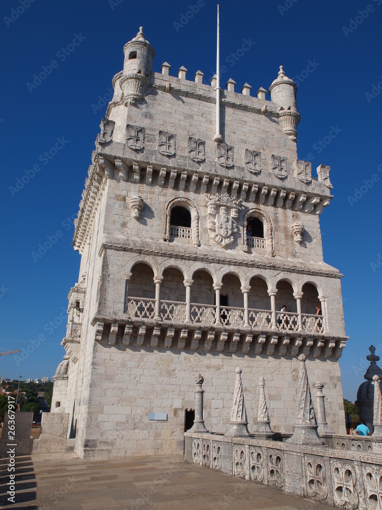 Belèm Tower in Lisbon, Portugal