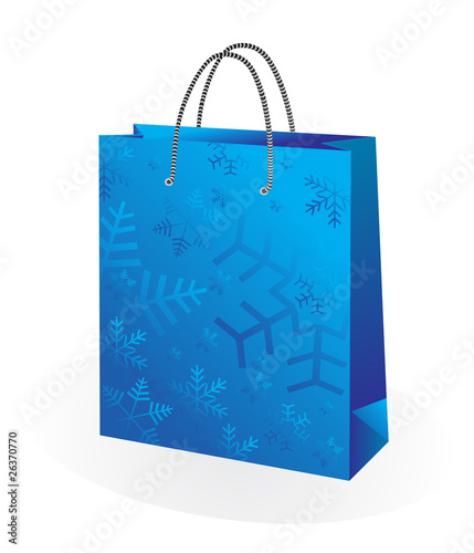 christmas shopping bag
