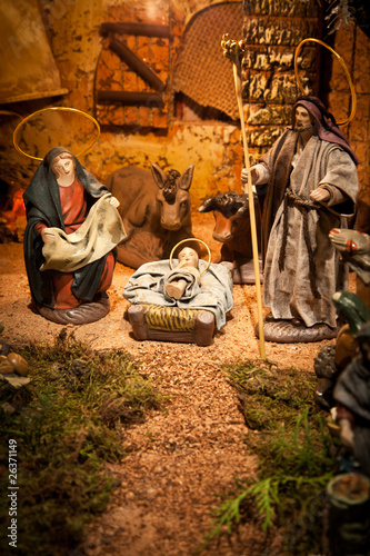 Nativity scene photo
