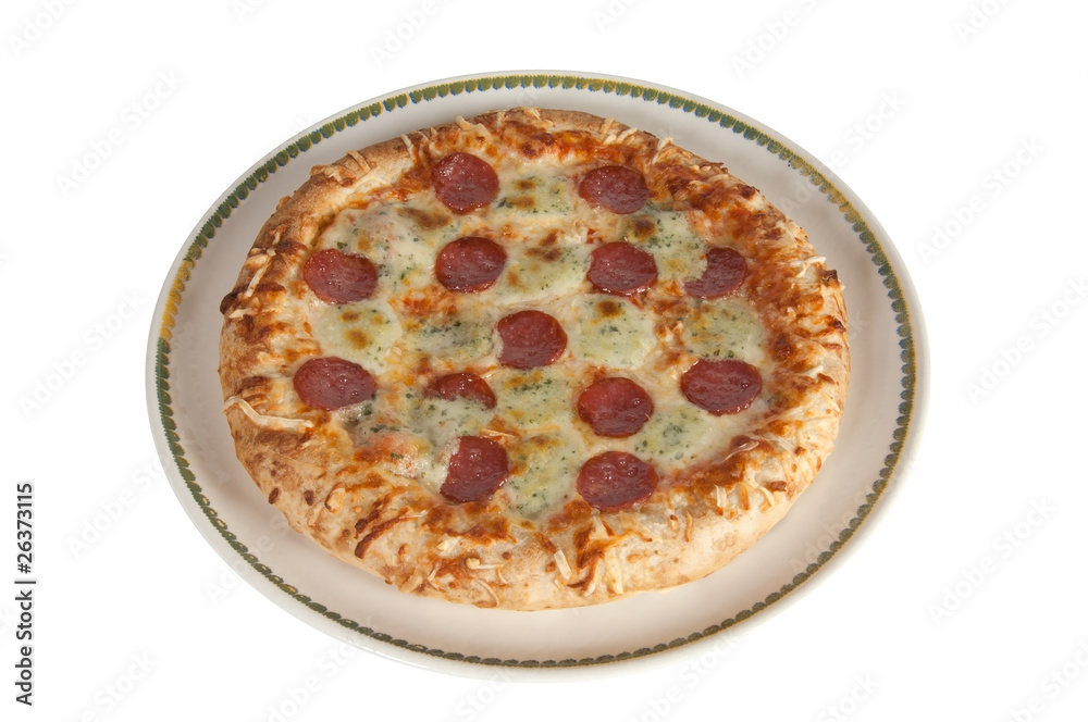Salamie-Pizza Salamie-Pizza