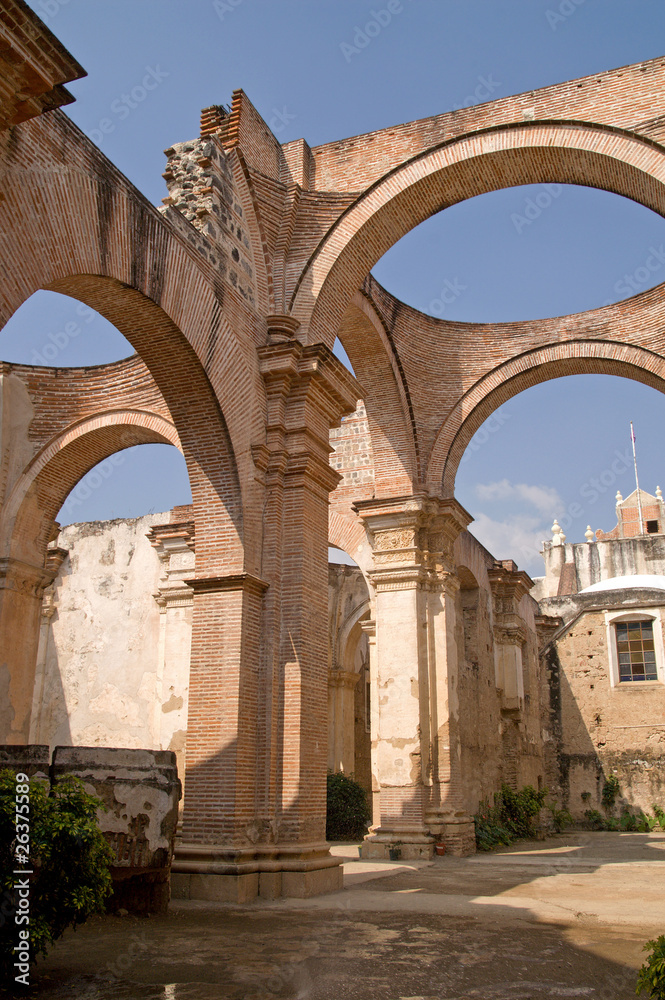Ruins of the cathedral in Antigua Guatemala
