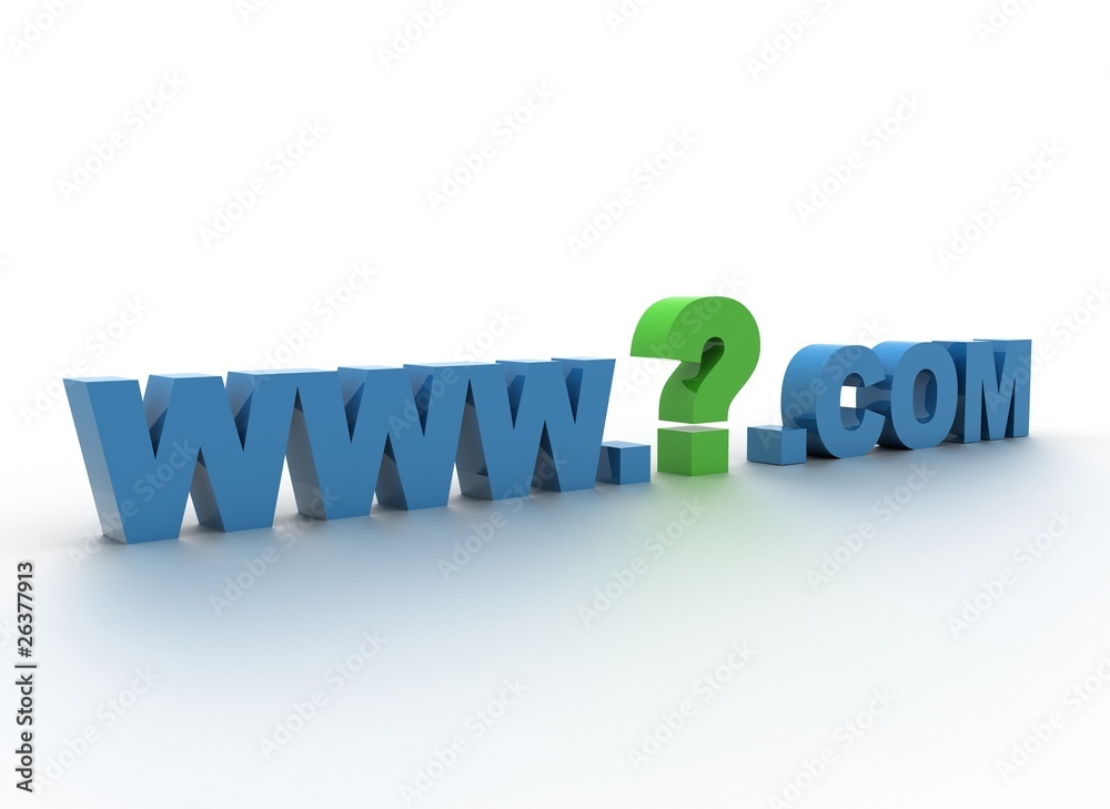 Domain - what domain name to choose - obrazy, fototapety, plakaty 
