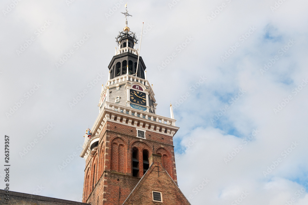 Historical tower in Holland