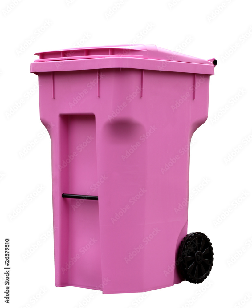 Pink trash can deals
