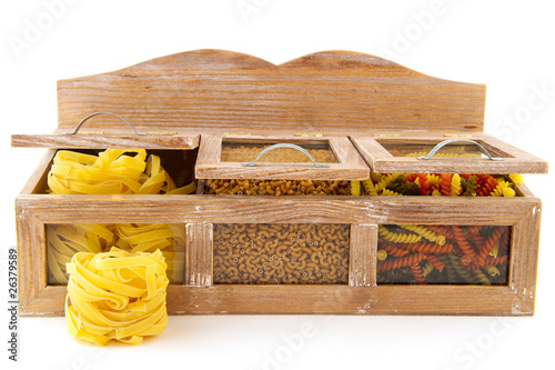 pasta assortment photo