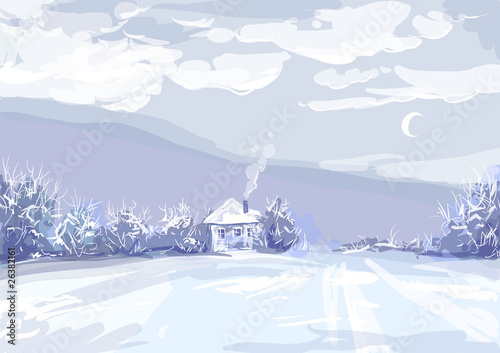 winter landscape © grafik_art