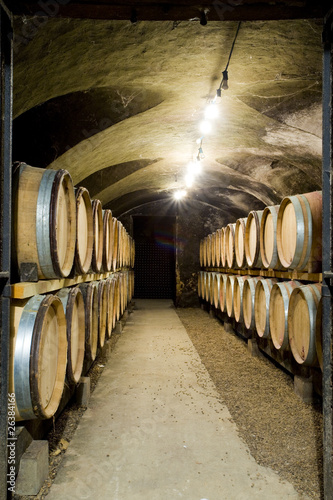 wine cellar, Buxy, Burgundy, France photo