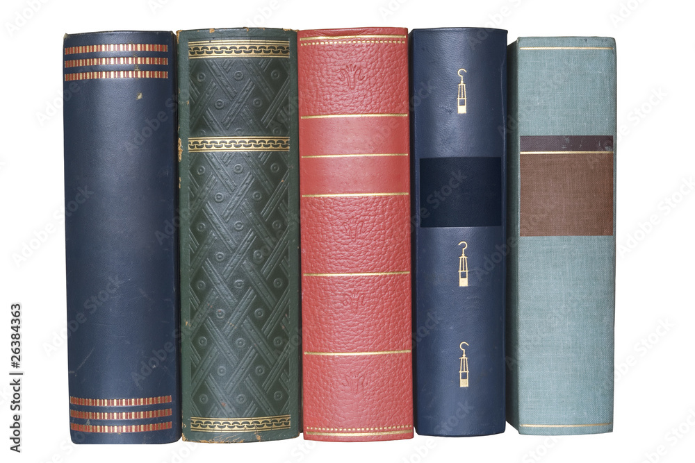 Naklejka premium stack of vintage books