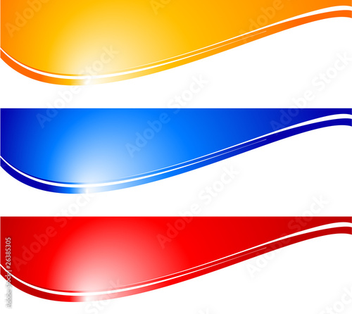 Abstract banners. Vector
