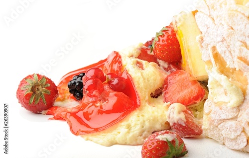 Collapsed cake
