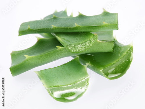 Pieces of aloe vera