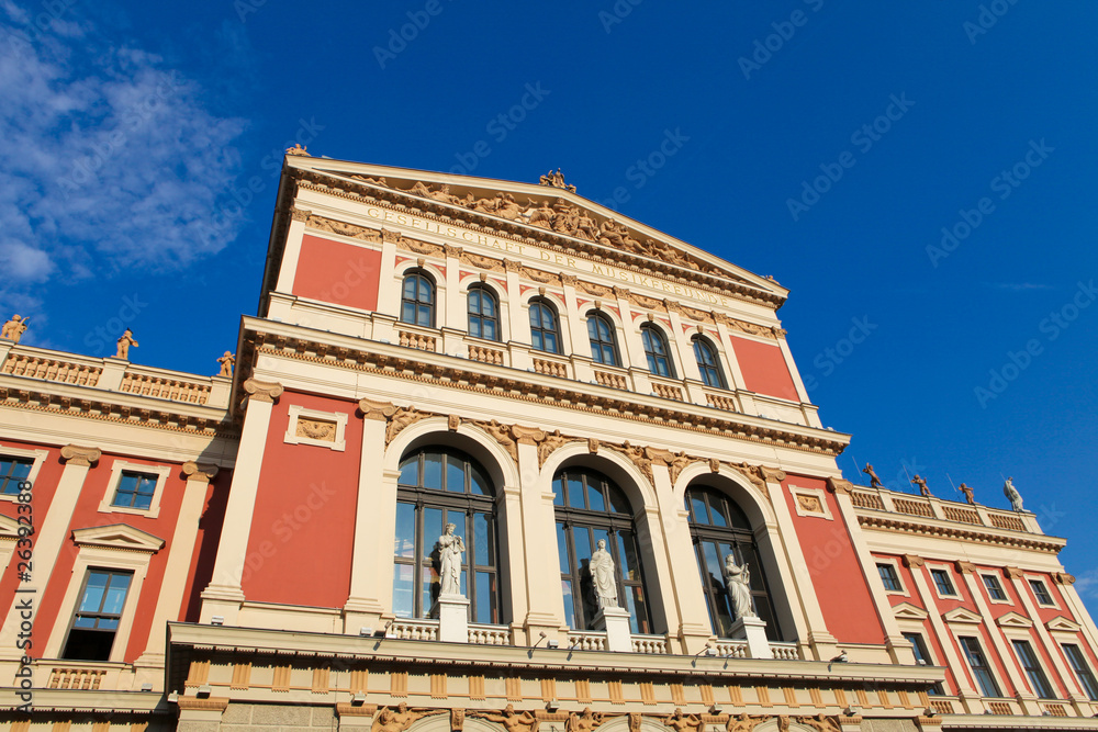 Wiener Musikverein, a famous concert hall in Vienna
