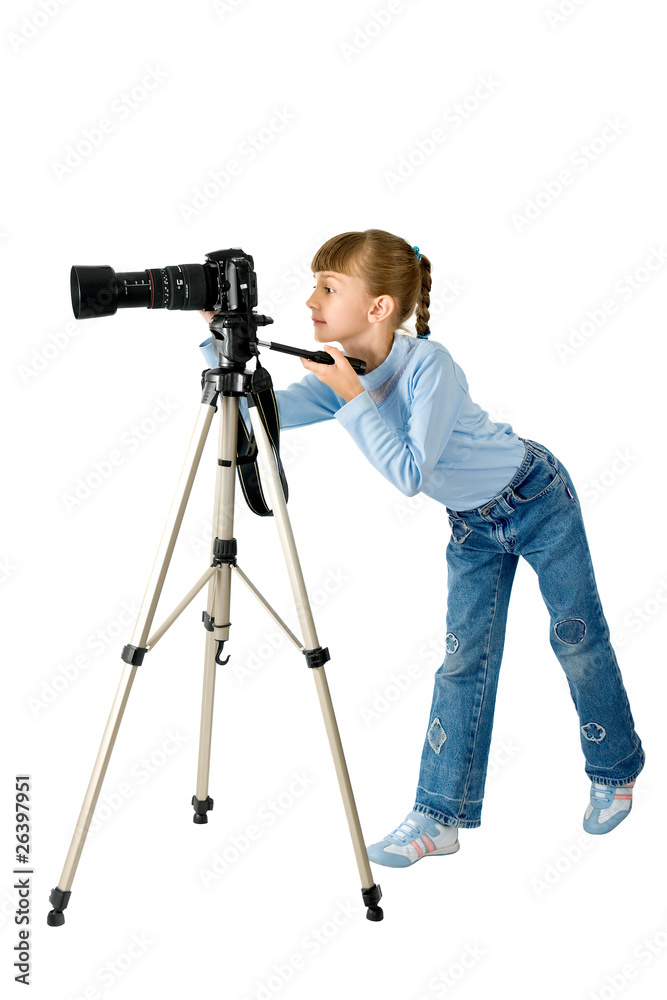 The girl - photographer