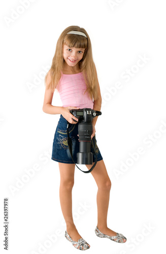 The girl - photographer