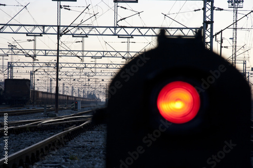 Train red light