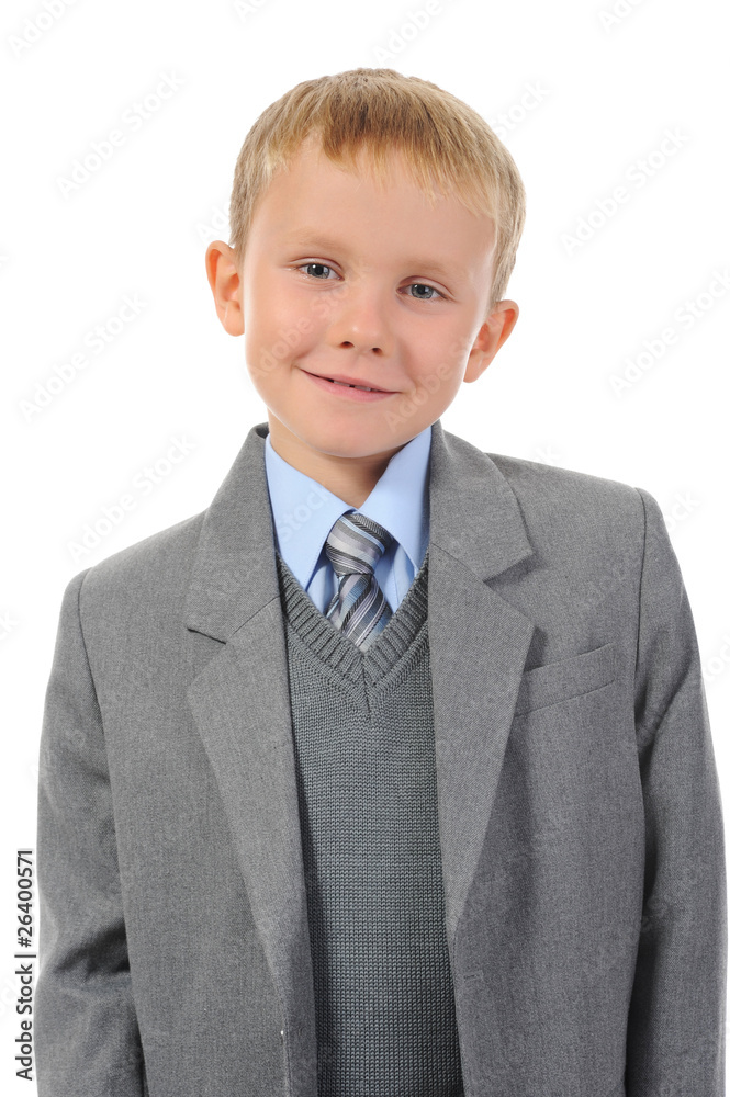 Boy in a business suit Boy in a business suit