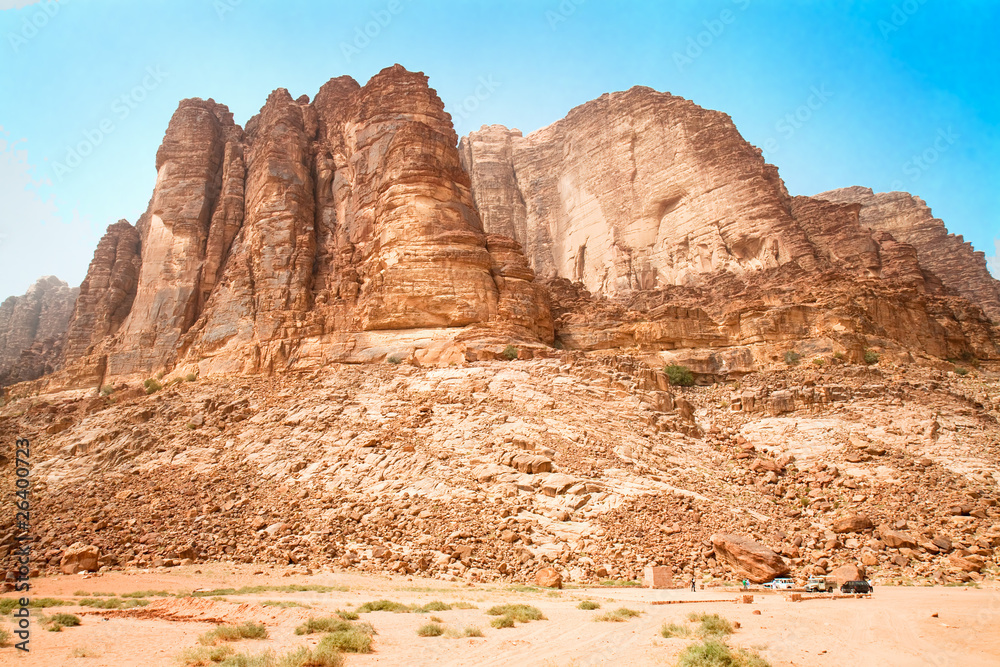 Lawrence Spring, Wadi Rum,  Jordan.