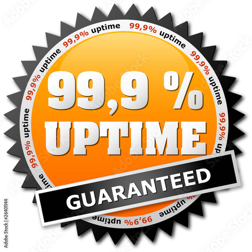 99,9 % uptime