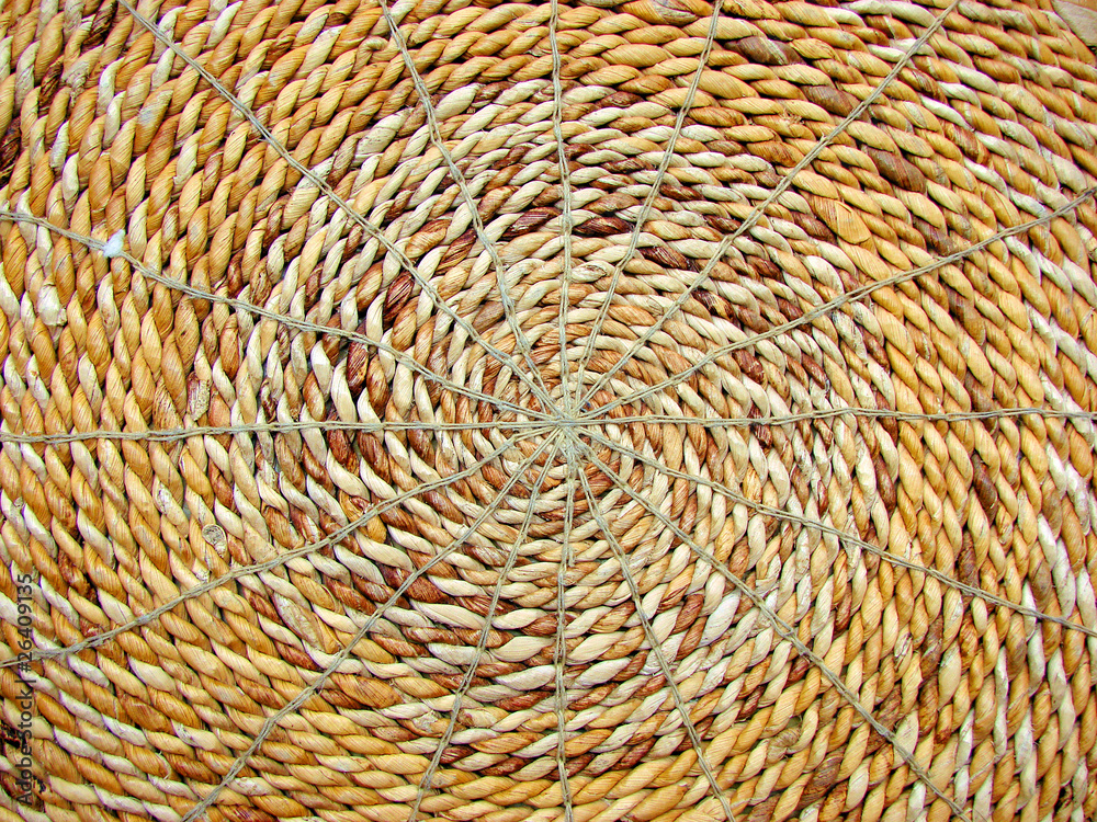 background from wattled leaves and straw background from wattled leaves and straw
