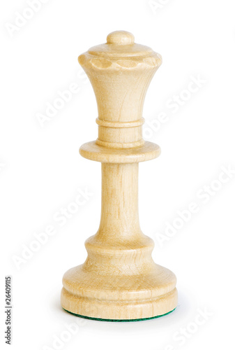 Chess figure isolated on the white background