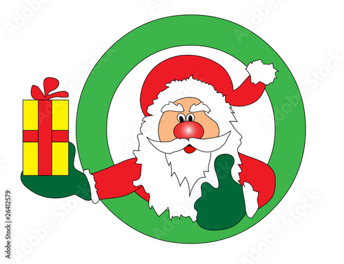 Nikolaus mit Geschenk