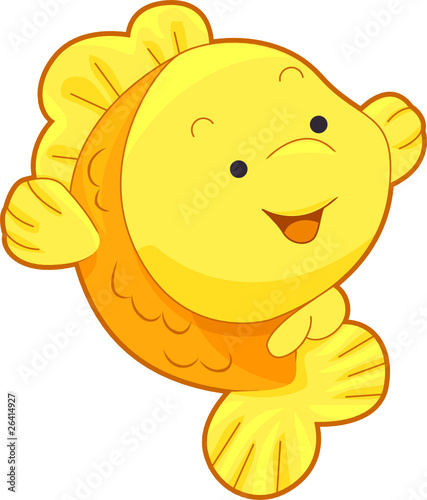 Cute Gold Fish