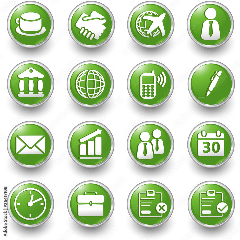 business green Buttons business green Buttons