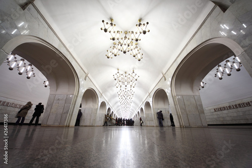 national architecture monument - metro station photo