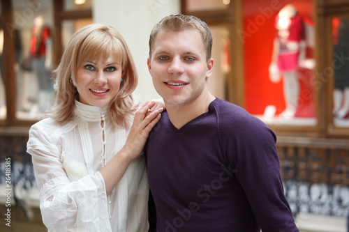Man and woman smiling looking at camera © Pavel Losevsky