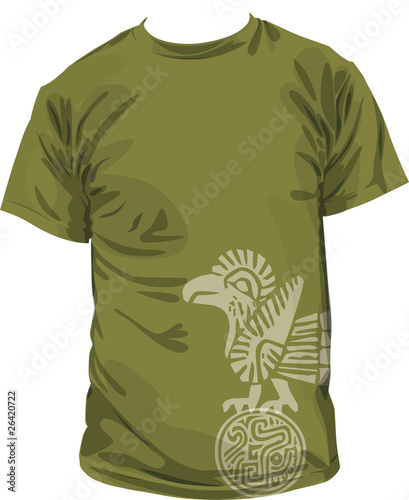 Ancient t-shirt illustration