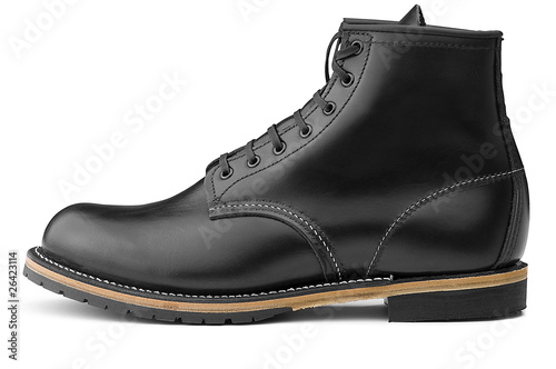Black boots profil
