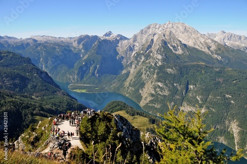 Blick vom Jenner auf den Königssee