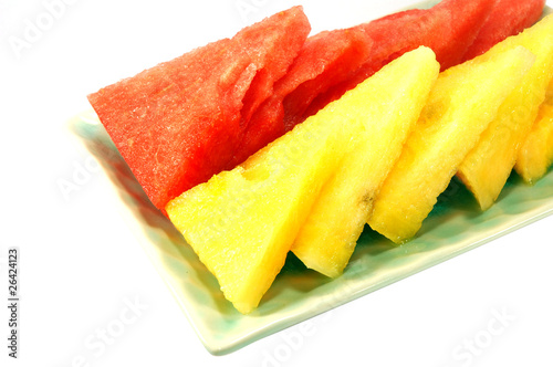 Red and Yellow Watermelon