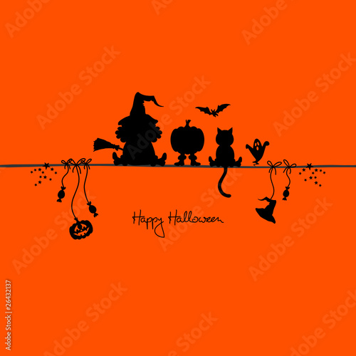 Halloween Card Halloween Symbols