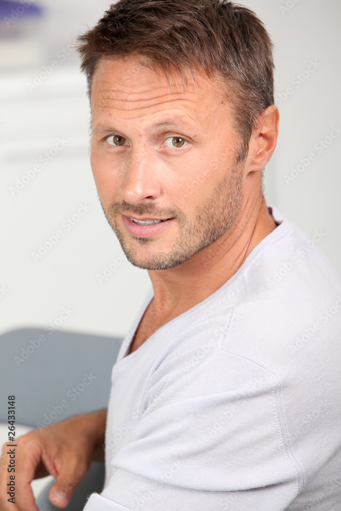 Portrait of handsome man Portrait of handsome man