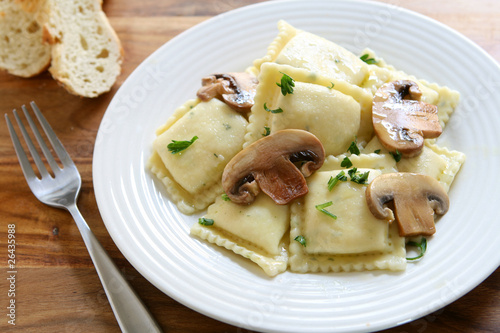 Mushroom Ravioli