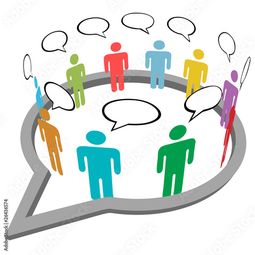 People talk meet inside social media speech