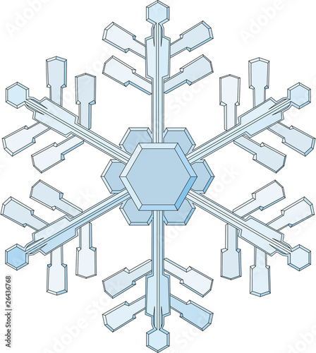 Crystal snowflake