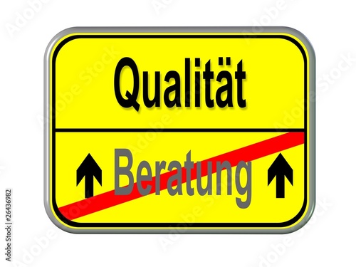 Beratung - Qualität