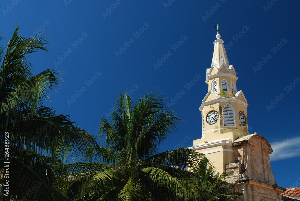 La Torre del Reloj, Cartagena, Colombia