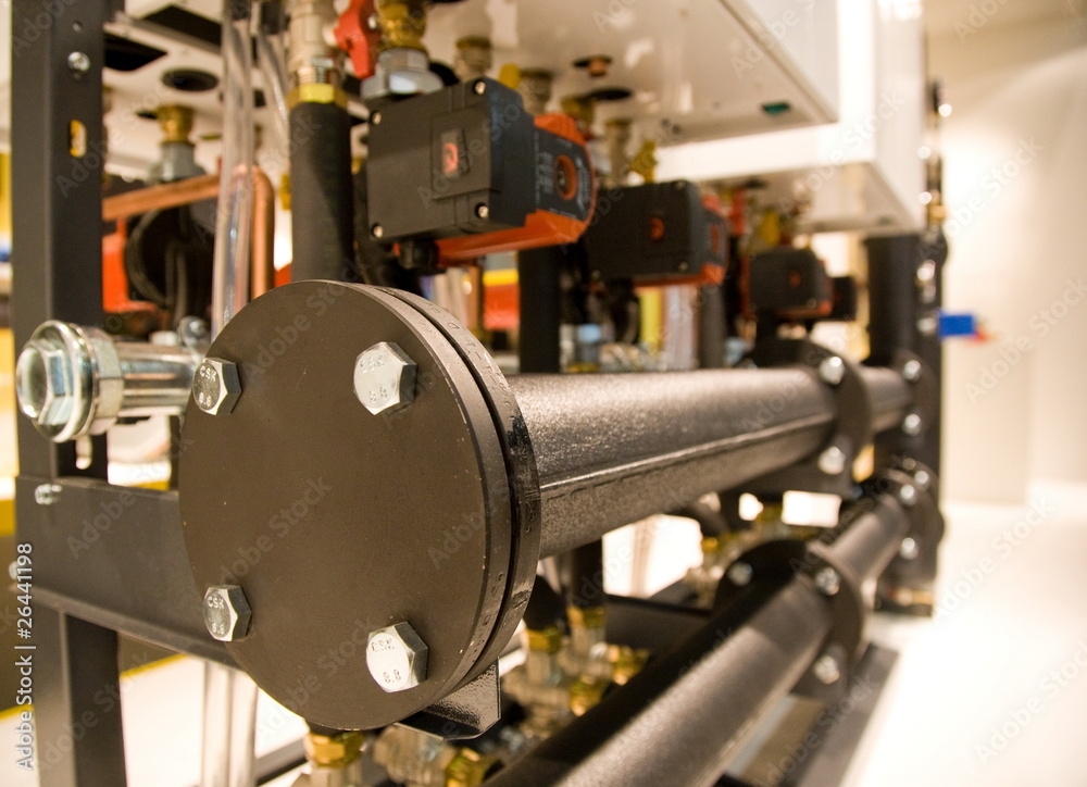 Fototapeta premium industry heating detail