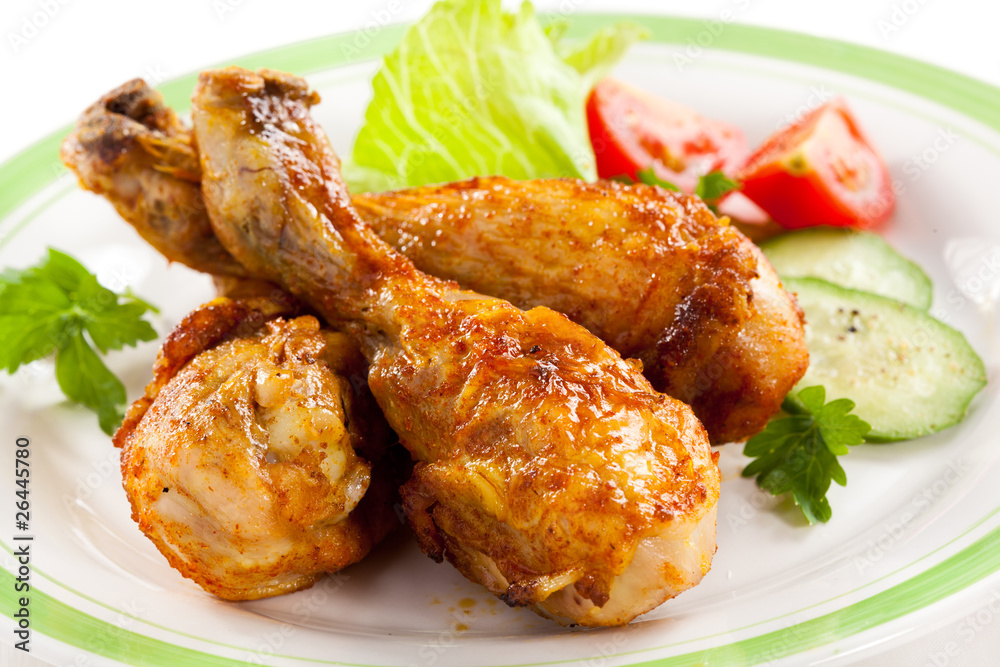 Roasted chicken drumsticks and vegetables Roasted chicken drumsticks and vegetables