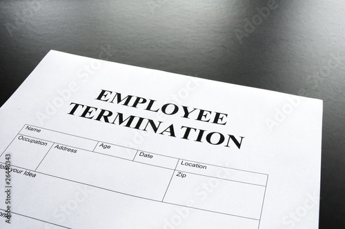 Εκτύπωση καμβά employee termination