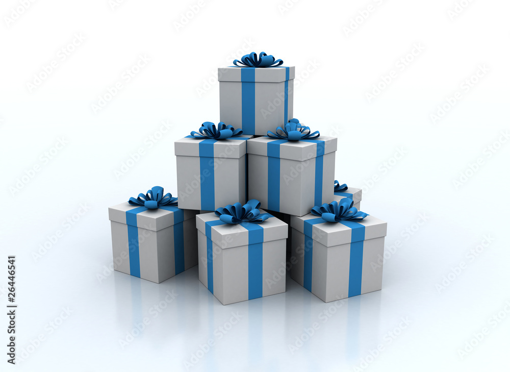 Stack of gift boxes Stack of gift boxes