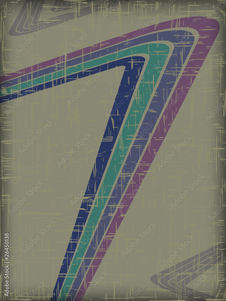 Scratched dim lined retro background eps 10