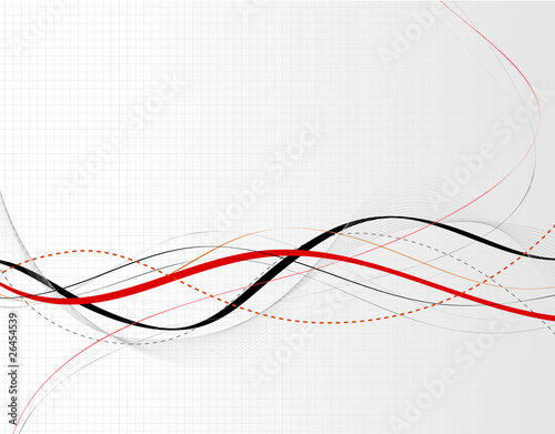 Vector abstract composition