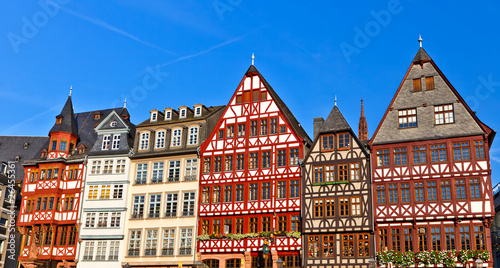 Old traditional german buildings