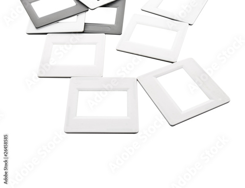 Frames for a photos - a slides isolated on a white background