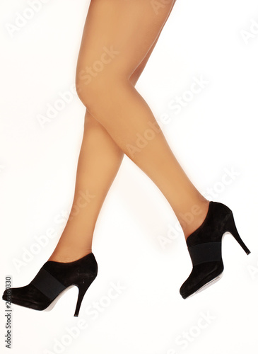 Lady walking in heels