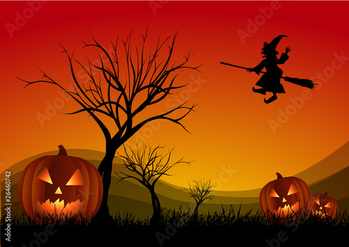 Halloween landscape photo